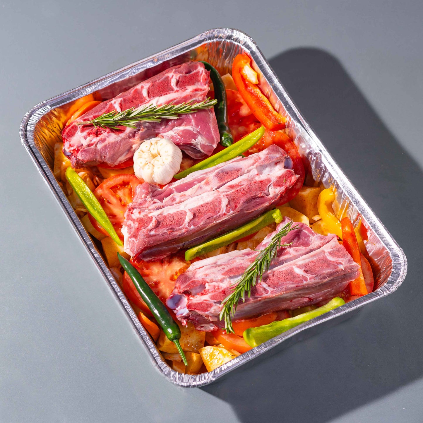 رقبة غنم بالخضار